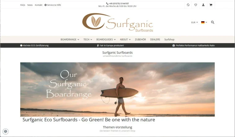 Surfganic Surfboards Startseite