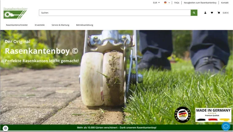Rasenkantenboy Startseite